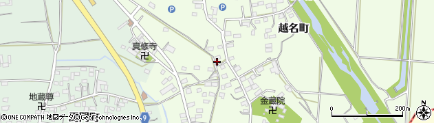 栃木県佐野市越名町1145周辺の地図