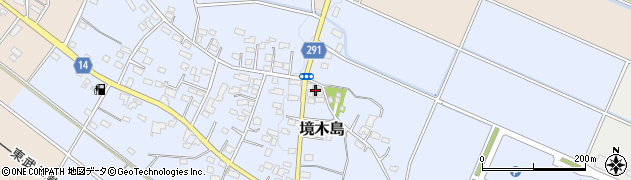 群馬県伊勢崎市境木島555周辺の地図