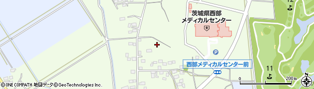茨城県筑西市大塚周辺の地図