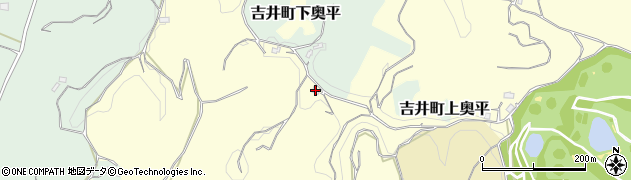 群馬県高崎市吉井町下奥平甲周辺の地図