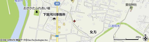 茨城県筑西市女方140周辺の地図