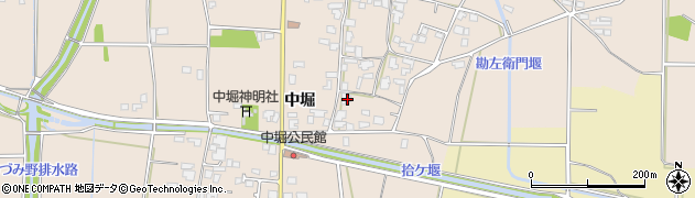 長野県安曇野市堀金烏川中堀3671周辺の地図