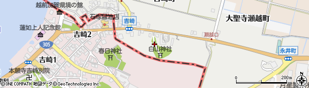 石川県加賀市吉崎町（タ）周辺の地図