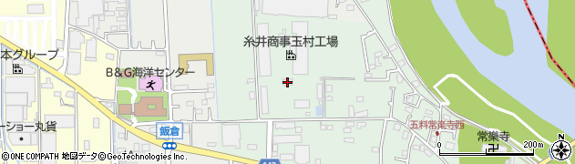 糸井商事株式会社玉村工場周辺の地図