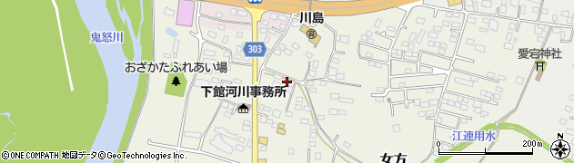 茨城県筑西市女方121周辺の地図