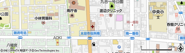 ゆうちょ銀行太田店周辺の地図