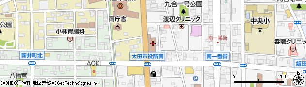 太田郵便局貯金サービス周辺の地図