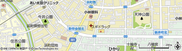 オリンピック太田店周辺の地図
