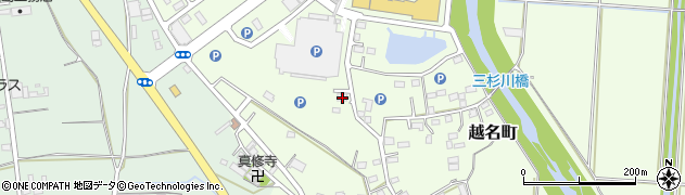 栃木県佐野市越名町1099周辺の地図