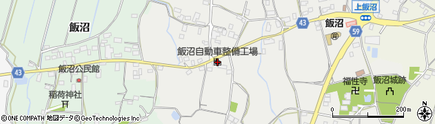 飯沼自動車整備工場周辺の地図