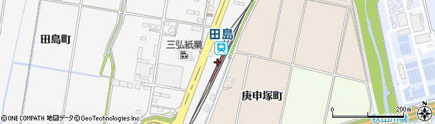 田島駅周辺の地図