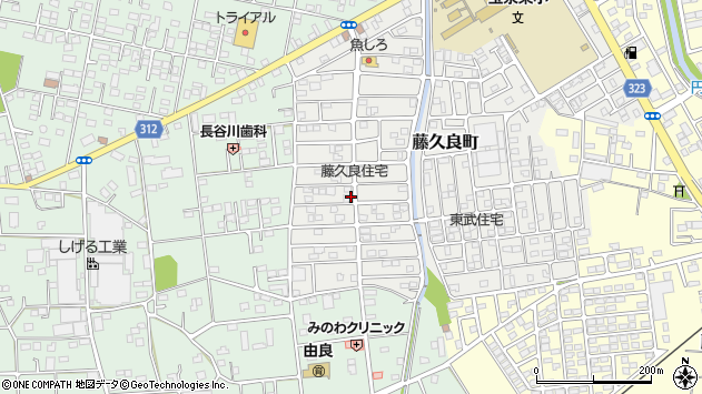 〒373-0035 群馬県太田市藤久良町の地図