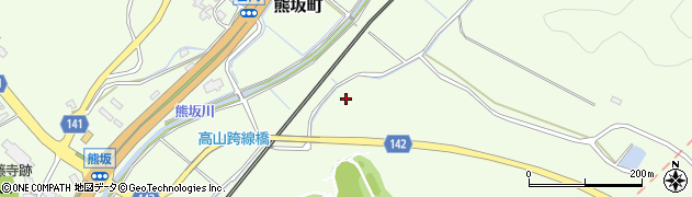 石川県加賀市熊坂町ナ周辺の地図