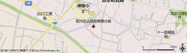 茨城県桜川市真壁町長岡621周辺の地図