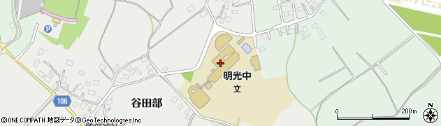 茨城町立明光中学校周辺の地図