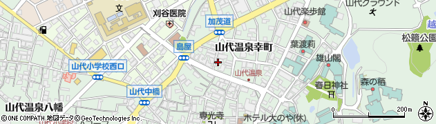 石川県加賀市山代温泉幸町65周辺の地図
