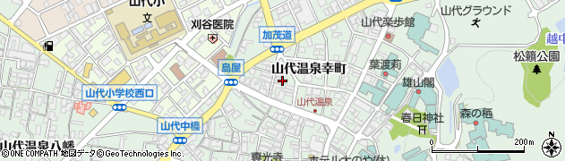 石川県加賀市山代温泉幸町58周辺の地図