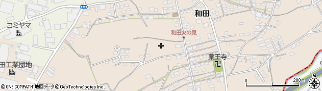 長野県小諸市和田周辺の地図