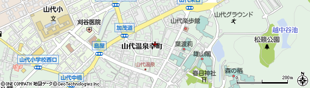 石川県加賀市山代温泉幸町11周辺の地図