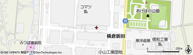 栃木県小山市横倉新田366周辺の地図