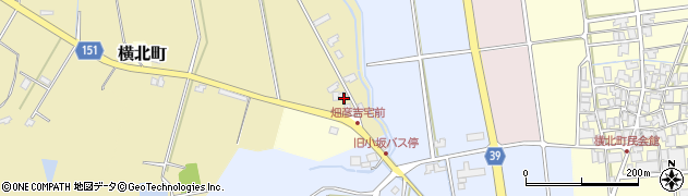 石川県加賀市二ツ屋町（ヘ）周辺の地図