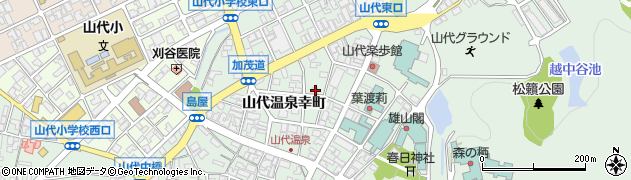 石川県加賀市山代温泉幸町15周辺の地図