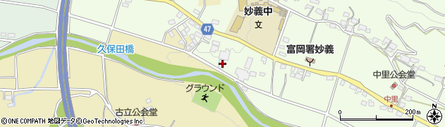 ＪＡ甘楽富岡妙義周辺の地図