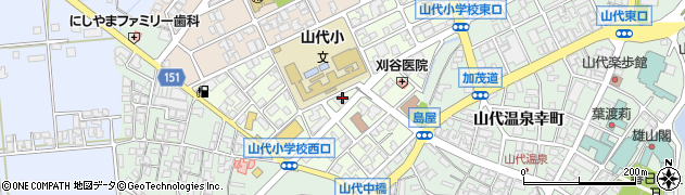 木谷綜合学園山代小前教室周辺の地図