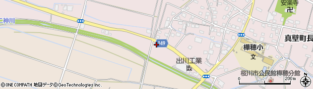 茨城県桜川市真壁町長岡378周辺の地図