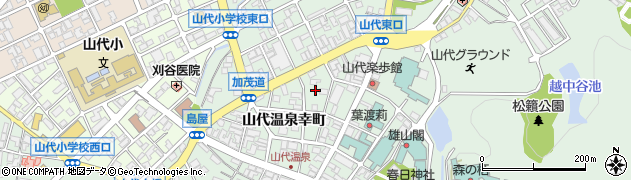 石川県加賀市山代温泉幸町17周辺の地図