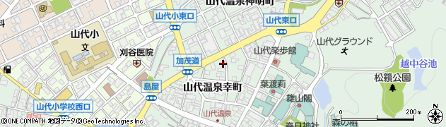 石川県加賀市山代温泉幸町26周辺の地図