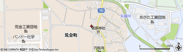 栃木県足利市荒金町185周辺の地図