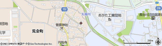 栃木県足利市荒金町127周辺の地図