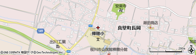 茨城県桜川市真壁町長岡446周辺の地図