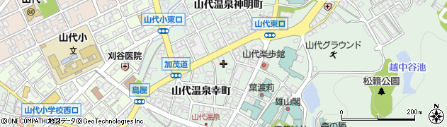 石川県加賀市山代温泉幸町18周辺の地図