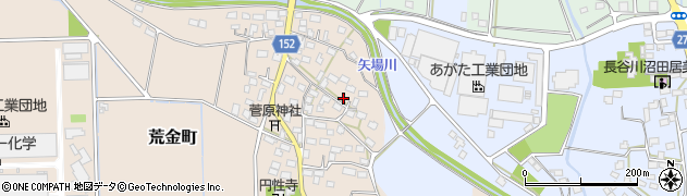栃木県足利市荒金町128周辺の地図