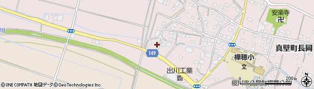 茨城県桜川市真壁町長岡374周辺の地図