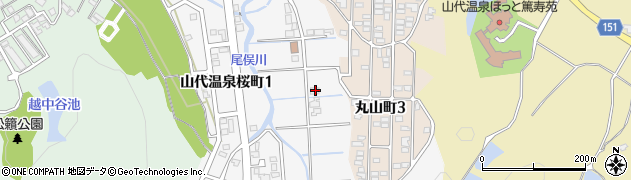 石川県加賀市尾俣町151周辺の地図