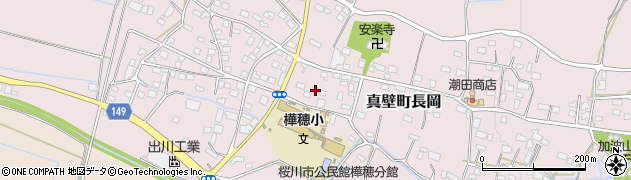 茨城県桜川市真壁町長岡451周辺の地図