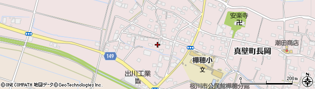 茨城県桜川市真壁町長岡359周辺の地図