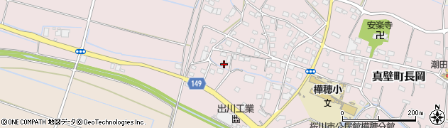 茨城県桜川市真壁町長岡351周辺の地図