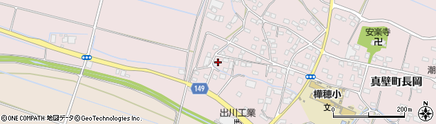 茨城県桜川市真壁町長岡348周辺の地図