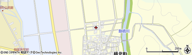 石川県加賀市横北町（ハ）周辺の地図