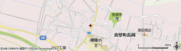 茨城県桜川市真壁町長岡431周辺の地図