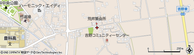 長野県安曇野市豊科（吉野）周辺の地図