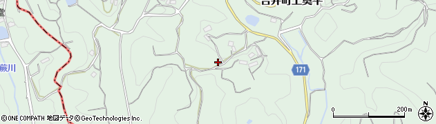 群馬県高崎市吉井町上奥平1097周辺の地図