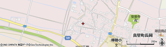茨城県桜川市真壁町長岡345周辺の地図