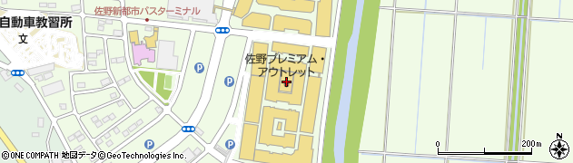 栃木県佐野市越名町2058周辺の地図