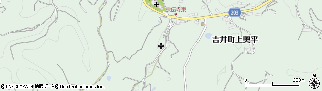 群馬県高崎市吉井町上奥平1602周辺の地図