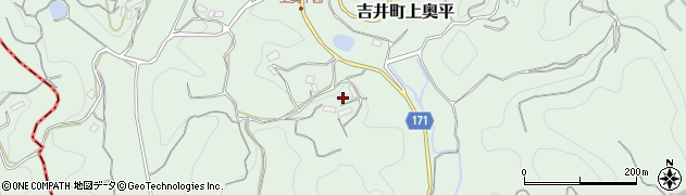 群馬県高崎市吉井町上奥平1125周辺の地図